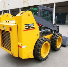 XCMG Manufacturer 1 ton mini skid steer loader XC760K China skidsteer loaders with attachments price